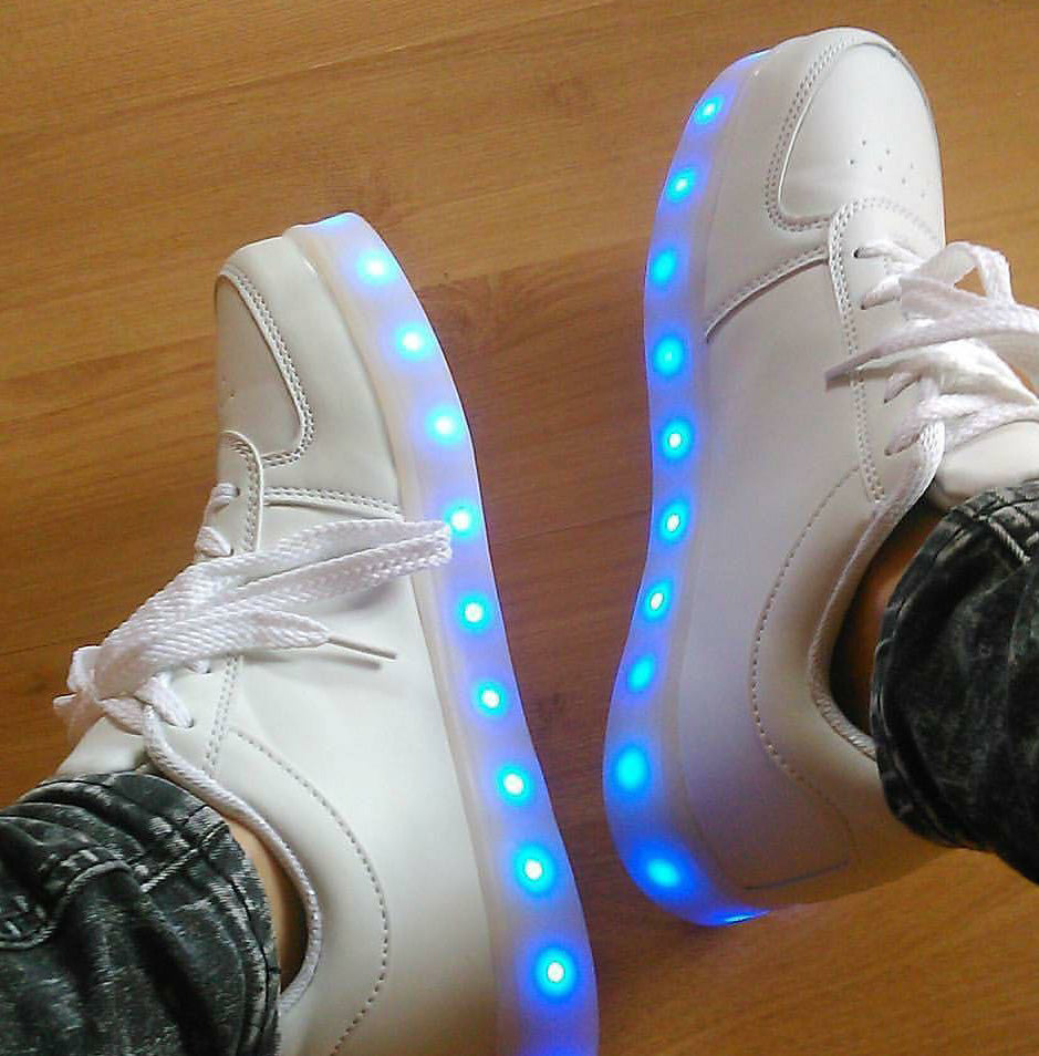 Buy Passion Petals Wings Style LED Shoes For Kids Baby Boys and Girls  Stylish Party Wear Led Shoes Comfortable Wear (Grey & White , 3 Years-3.5  Years) Online at Best Prices in
