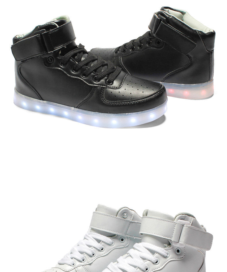 Led Sneakers High Top Kinder