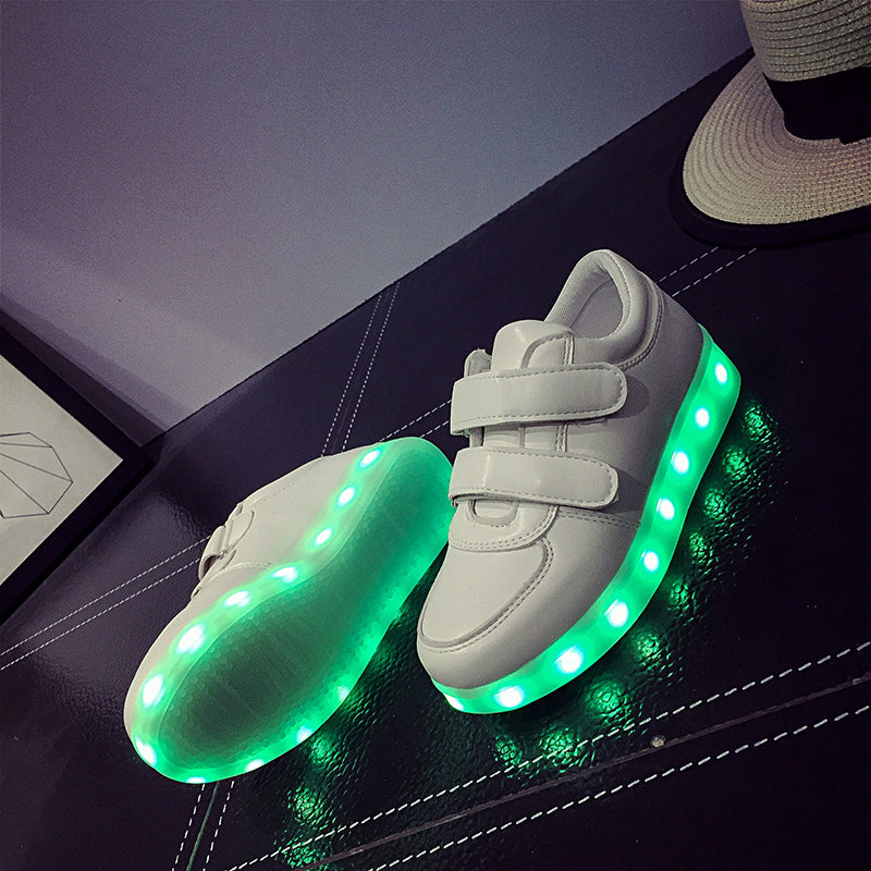 Led Sneakers Classic Strap Kids