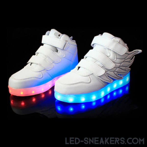 led sneakers kids led shoes kids light shoes kids chaussures led enfants led schuhe wings gall